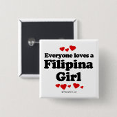 皆はフィリピン人を愛します 缶バッジ (正面&裏面)