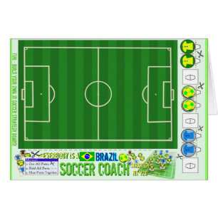 皆はブラジルのサッカーのコーチの作戦のキットです