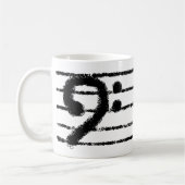 皆はベース奏者を後を追います コーヒーマグカップ (左)