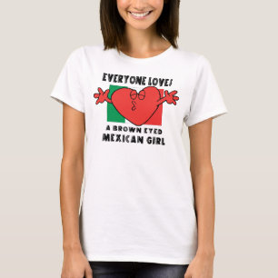 皆はメキシコ女の子を愛します Tシャツ