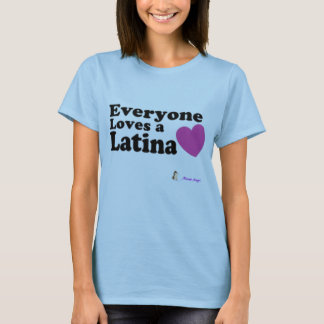 皆はラテンアメリカ系女性を愛します Tシャツ