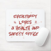 皆は保健及び安全性の役人を愛します マウスパッド (マウス)