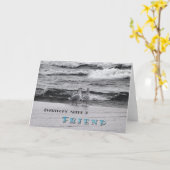 皆は友人を必要とします カード (黄色い花)