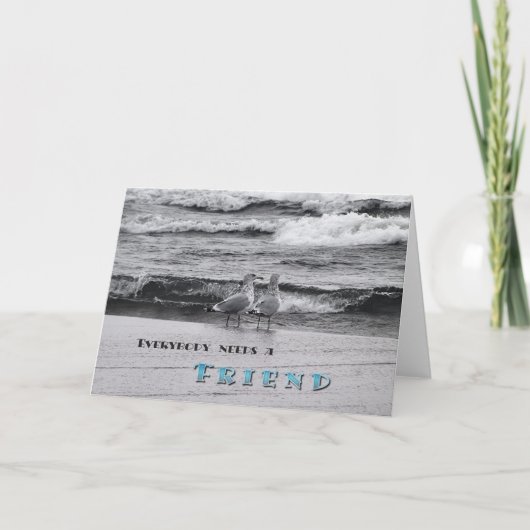 皆は友人を必要とします カード (正面)