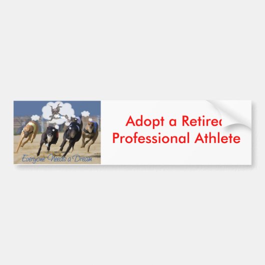 皆は夢を必要とします バンパーステッカー (正面)