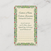 皆は天才です。 しかし魚を判断すれば 名刺 (裏面)