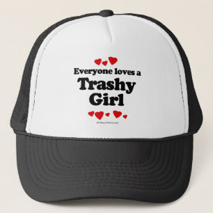 皆は屑の女の子のTシャツを愛します キャップ
