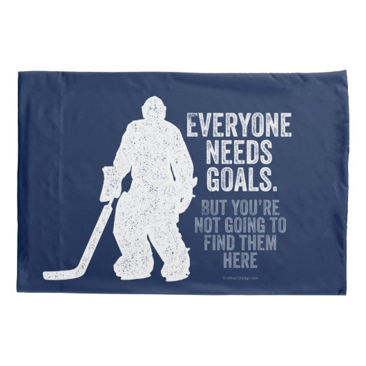 皆は必要としますゴール(ホッケー)を 枕カバー (裏面)