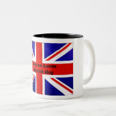 "皆は愛します" ツートーンマグカップ (正面右)