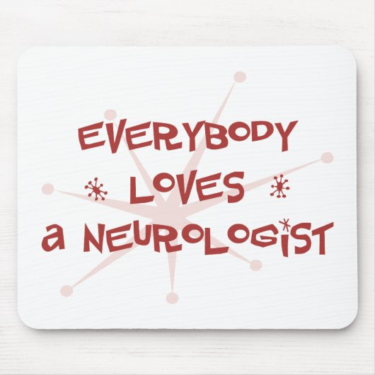 皆は神経学者を愛します マウスパッド (正面)