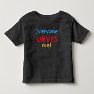 皆は私を愛します トドラーTシャツ