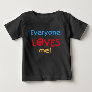 皆は私を愛します ベビーTシャツ
