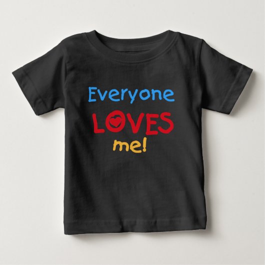 皆は私を愛します ベビーTシャツ (正面)