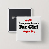皆は脂肪質の女の子を愛します 缶バッジ (正面&裏面)