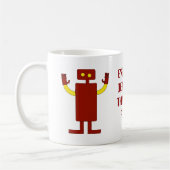 皆は自身のロボットに値します コーヒーマグカップ (左)