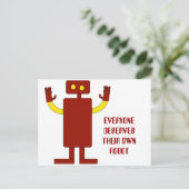 皆は自身のロボットに値します ポストカード (スタンド正面)