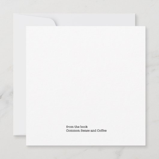 皆は自身の真実のメッセージカードを作成します ノートカード (裏面)