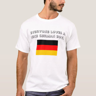 皆は良いドイツの男の子を愛します Tシャツ