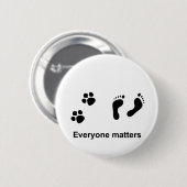 皆は重要です 缶バッジ (正面&裏面)