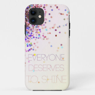 "皆は"グリッターのiPhoneの場合を照らすことを値します iPhone 11 ケース
