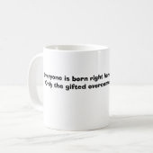 皆はhandedOnly生まれる権利才能豊かなov…です コーヒーマグカップ (正面左)