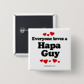 皆はHapaの人を愛します 缶バッジ (正面&裏面)