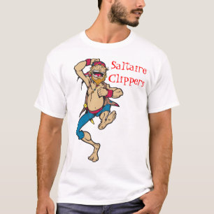 皆はTシャツSaltaireClippersの上の狂人を踊ります Tシャツ