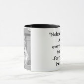 "皆まで自由なだれも放します。" マグカップ (中央)