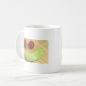 皆をこのコップによって微笑させます コーヒーマグカップ (正面左)