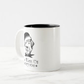 皆を祝福する ツートーンマグカップ (正面左)