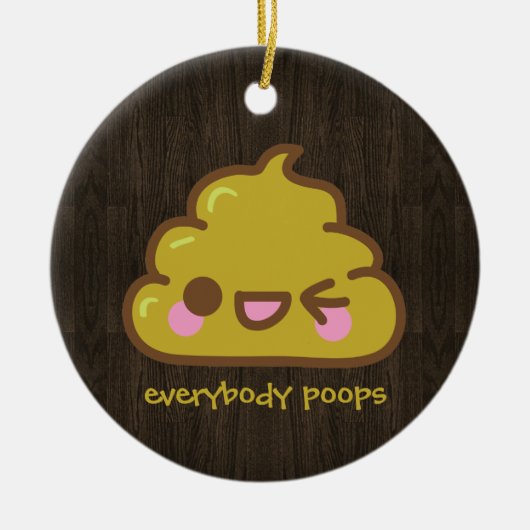 皆ウンチ セラミックオーナメント (正面)