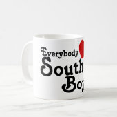 皆ハート南男の子 コーヒーマグカップ (正面左)