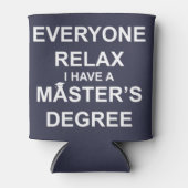 皆リラックスさん、修士号を取る 缶クーラー (正面)