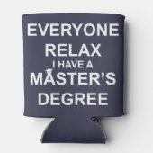 皆リラックスさん、修士号を取る 缶クーラー (裏面)