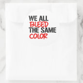 皆同じ色の血が出る ラウンドシール (バッグ)