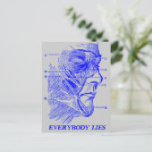 皆嘘をつく ポストカード (スタンド正面)