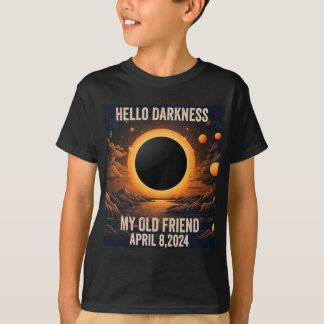皆既日食太陽のハローダークネス旧友！ Tシャツ