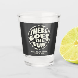 皆既日食太陽の2024そこに太陽が昇る ショットグラス