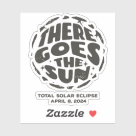 皆既日食太陽の2024そこに太陽が昇る シール