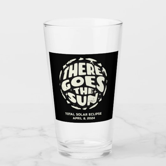 皆既日食太陽の2024そこに太陽が昇る タンブラーグラス (正面)