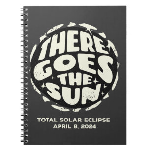 皆既日食太陽の2024そこに太陽が昇る ノートブック