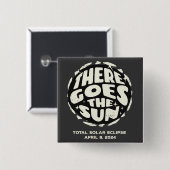 皆既日食太陽の2024そこに太陽が昇る 缶バッジ (正面&裏面)