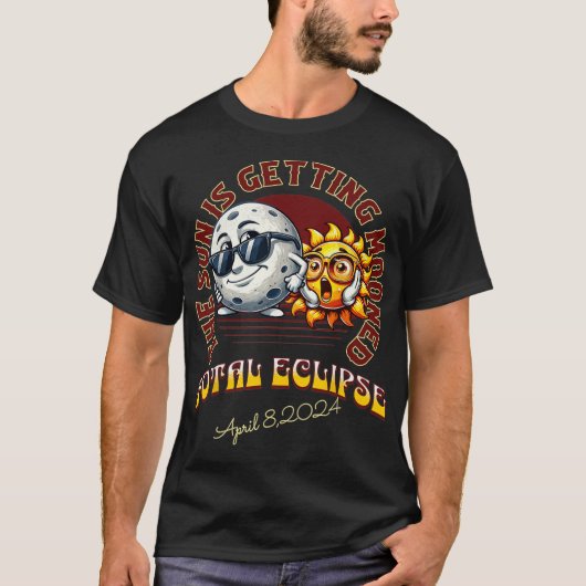 皆既日食2024太陽の年 Tシャツ (正面)