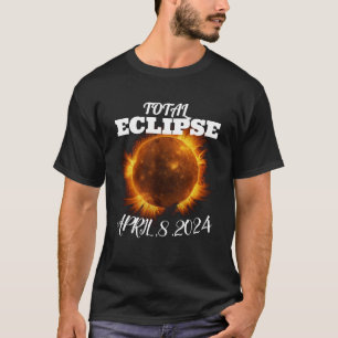 皆既日食 ,アメリカ 太陽の食 2024 Tシャツ