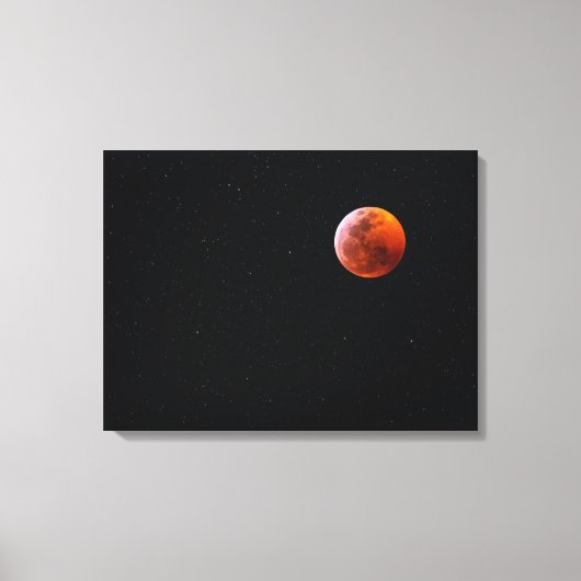 皆既日食 |ビッグ・アイランド・ハワイ キャンバスプリント (正面)