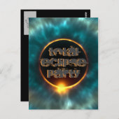 皆既日食 ポストカード (正面/裏面)