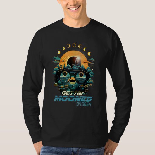 皆既日食 月の魔法にかかる Tシャツ (正面)