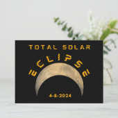 皆既月日太陽のの地球 招待状 (スタンド正面)