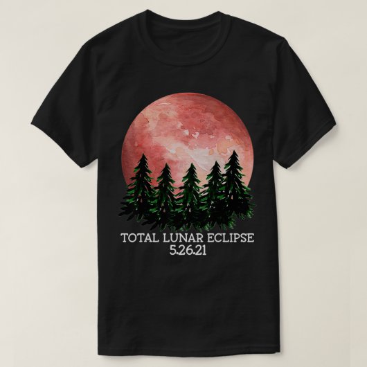 皆既月食5 Tシャツ (デザイン正面)