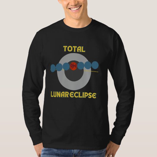 皆既月食 Tシャツ (正面)